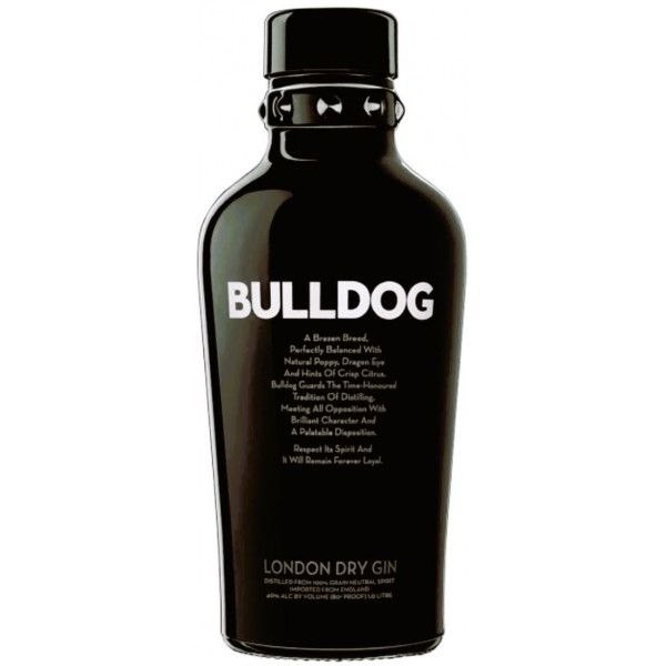Джин Bulldog London Dry Gin 40% 1 л